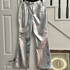 Wild Fable Silver Metallic Pants